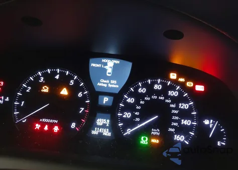 2009 Lexus Ls 460 z USA, uszkodzony, nr VIN JTHCL46F495001433